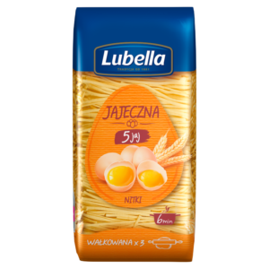 Lubella Jajeczna 5 jaj Makaron nitki 250 g