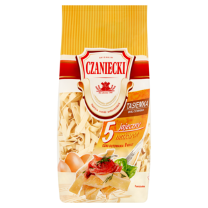 Czaniecki Makaron 5 jajeczny tasiemka walcowana 500 g