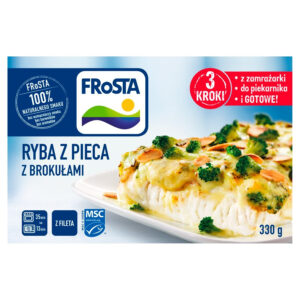 FRoSTA Ryba z pieca z brokułami 330g