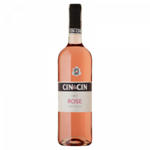 Wino Cin Cin Rose różowe słodkie 750ml