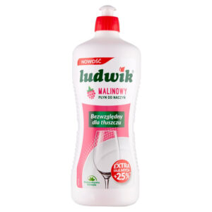 Ludwik płyn do mycia naczyń malinowy 900g