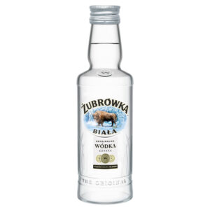 Żubrówka Biała Wódka czysta 50 ml
