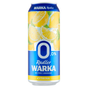 Warka Radler Piwo bezalkoholowe z lemoniadą o smaku cytrusowym 500 ml