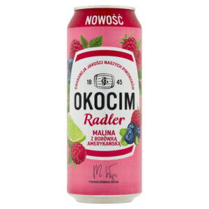 Okocim Radler Piwo z lemoniadą malina z borówką amerykańską 500 ml