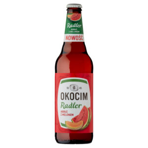 Okocim Radler Piwo z lemoniadą o smaku arbuzowo-melonowym 500 ml