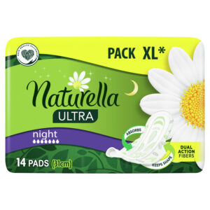 Naturella Ultra Night Podpaski ze skrzydełkami x14