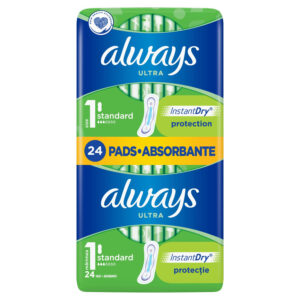 Always Ultra Standard (rozmiar 1) Podpaski, 24 sztuk