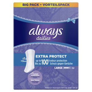 Always Dailies Extra Protect Large Wkładki higieniczne x 52