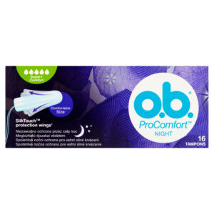 O.B. ProComfort Night Super+ Comfort Tampony 16 sztuk