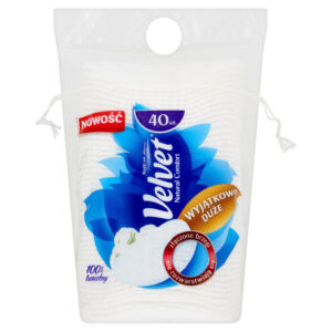 Velvet Natural Comfort Płatki kosmetyczne 40 sztuk