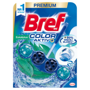 Bref WC Color Aktiv+ Zawieszka do muszli WC eukaliptus 50 g