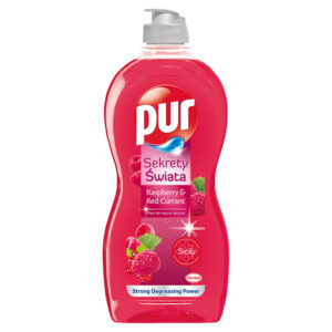Pur Sekrety Świata Raspberry & Red Currant Płyn do mycia naczyń 450 ml