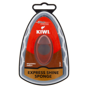 Kiwi Express Shine Gąbka nabłyszczająca do obuwia brązowa 7 ml