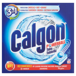 Calgon 3w1 Tabletki do pralek przeciw osadzaniu się kamienia 195 g (15 prań)