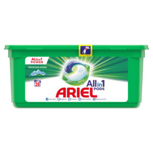 Ariel Allin1 PODS Mountain Spring Kapsułki do prania, 28 prań