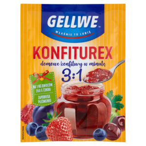 Gellwe Konfiturex 3:1 Środek żelujący do konfitur lub dżemów niskosłodzonych 40 g