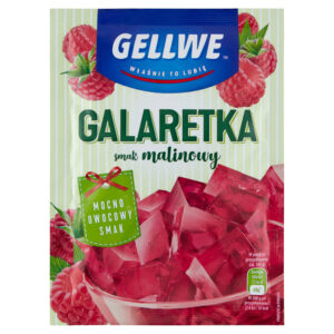 Gellwe Galaretka smak malinowy 75 g