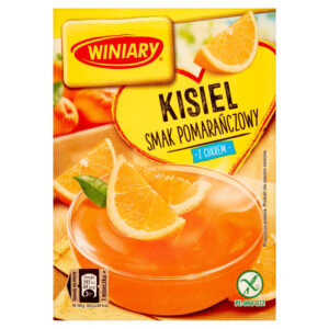 Winiary Kisiel z cukrem smak pomarańczowy 77 g