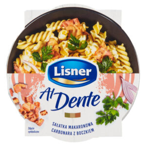 Lisner Al Dente Sałatka makaronowa carbonara z boczkiem 150 g