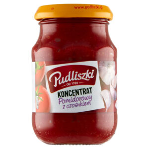 Pudliszki Koncentrat pomidorowy z czosnkiem 200 g