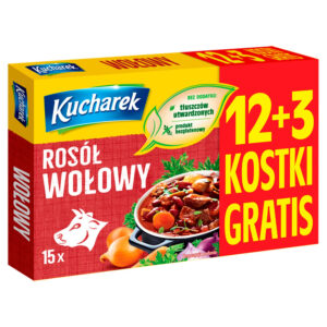 Kucharek Rosół wołowy 150 g (15 x 10 g)