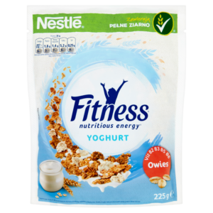 Nestlé Fitness Yoghurt Płatki śniadaniowe 225 g