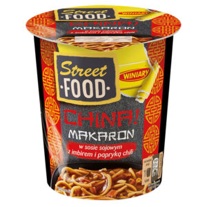 Winiary Street Food China! Makaron z sosem sojowym z imbirem i papryką chili 54 g