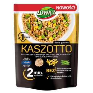 Łowicz Kaszotto kasza pęczak z kukurydzą i fasolą szparagową 250 g