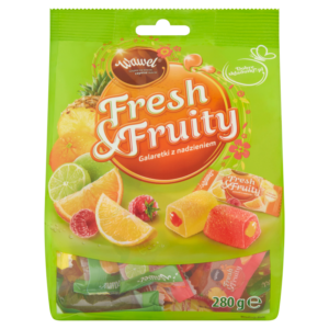 Wawel Fresh & Fruity Galaretki z nadzieniem 280 g
