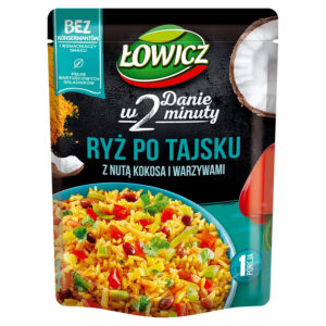 Łowicz Ryż po tajsku z nutą kokosa i warzywami 250 g