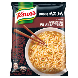 Knorr Nudle Azja Zupa-danie o smaku wołowina po azjatycku 68 g