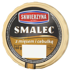 Skwierzyna Premium Smalec z mięsem i cebulką 160 g