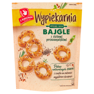 Lajkonik Wypiekarnia Bajgle z ziołami prowansalskimi 70 g