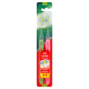 Colgate Twister Szczoteczka do zębów średnia 2 sztuki