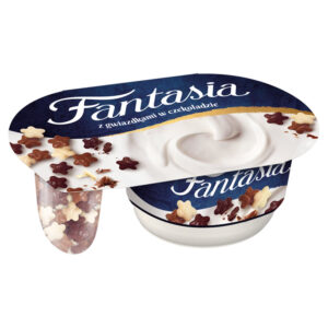 Fantasia Jogurt kremowy ze zbożowymi gwiazdkami w czekoladzie 106 g