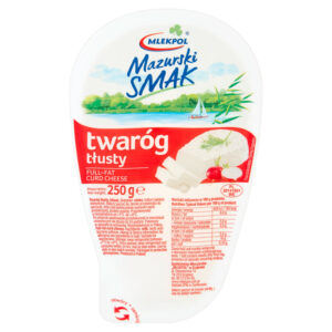 Mlekpol Mazurski Smak Twaróg tłusty 250 g
