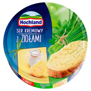 Hochland Ser kremowy w trójkącikach z ziołami 180 g
