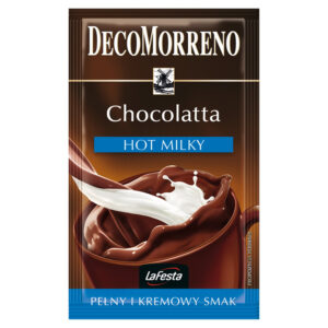 DecoMorreno La Festa Chocolatta Hot Milky Napój instant o smaku czekolady mlecznej 25 g
