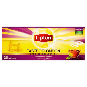 Lipton Taste of London Herbata czarna aromatyzowana 50 g (25 torebek)
