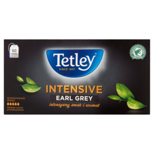 Tetley Intensive Earl Grey Herbata czarna aromatyzowana 100 g (50 x 2 g)