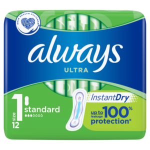 Always Ultra Standard (rozmiar 1) Podpaski, 12 sztuk