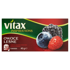 Vitax Inspirations Owoce leśne Herbata ziołowo-owocowa 40 g (20 torebek)