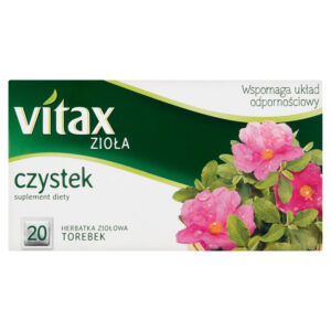Vitax Zioła Suplement diety herbatka ziołowa czystek 30 g (20 x 1,5 g)