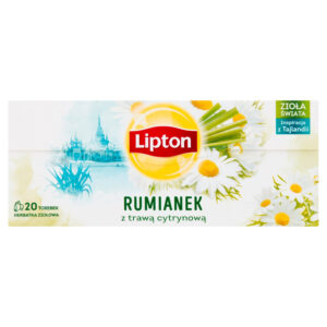 Lipton Herbatka ziołowa rumianek z trawą cytrynową 20 g (20 torebek)