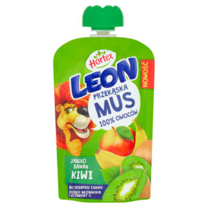 Hortex Leon Mus owocowy jabłko banan kiwi 100 g