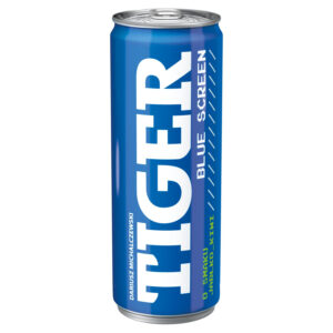 Tiger Blue Screen Gazowany napój energetyzujący o smaku jabłko-kiwi 250 ml
