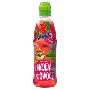 Kubuś Play! Woda i owoce Napój owocowy jabłko malina 400 ml