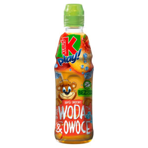 Kubuś Play! Woda i owoce Napój owocowy jabłko brzoskwinia 400 ml