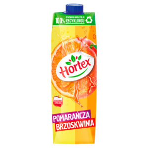 Hortex Napój pomarańcza brzoskwinia 1 l