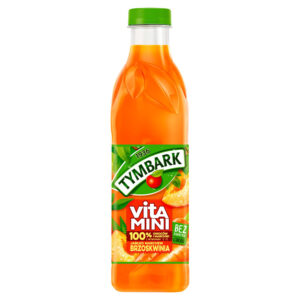 Tymbark Vitamini 100% sok brzoskwinia jabłko marchew 1 l